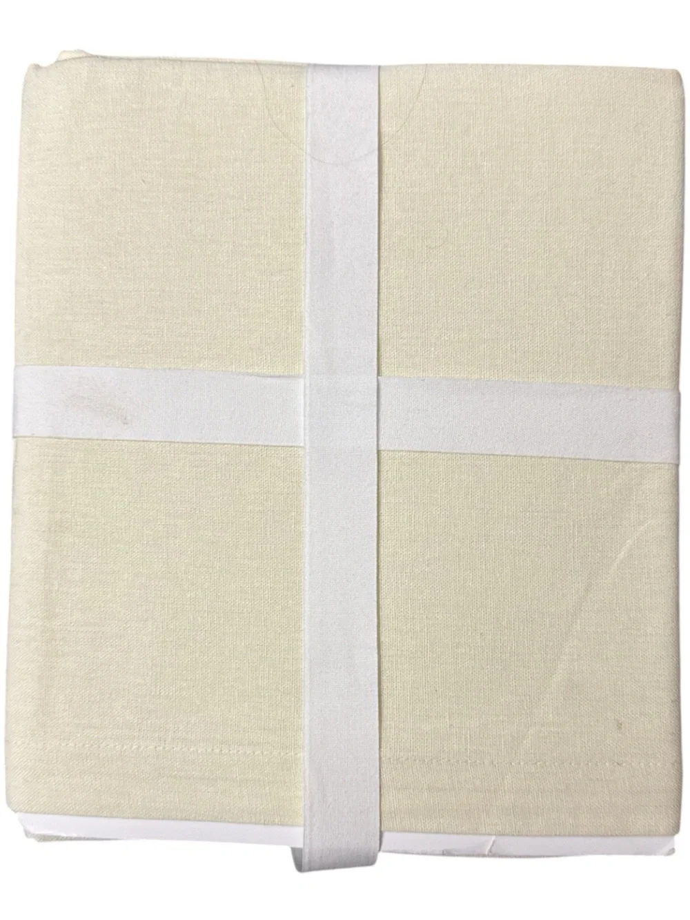 Pottery Barn Bed Skirt in Palest Yellow Full Size
